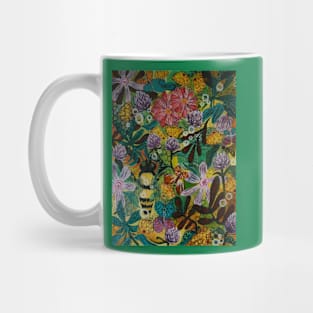 Butterflies and Bee Mug